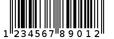 Example of a one-dimensional barcode